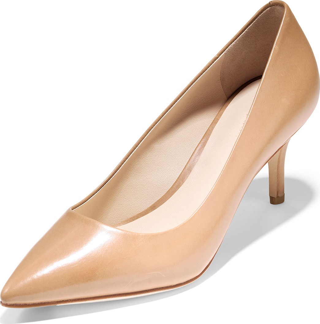 Cole Haan Vesta Grand Leather Point-Toe Pumps, Marine Blue