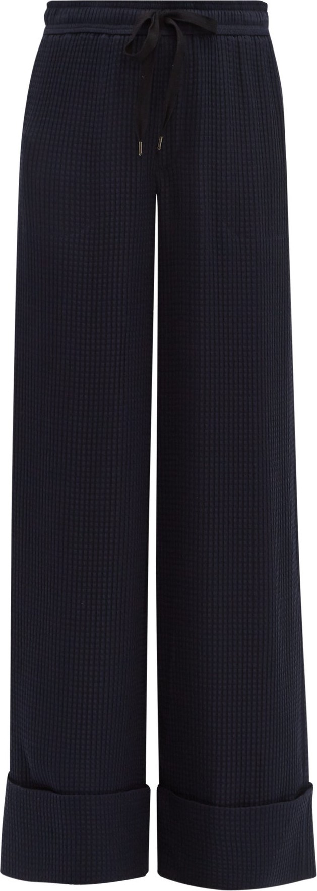 Roland Mouret Betterton checked-jacquard silk trousers
