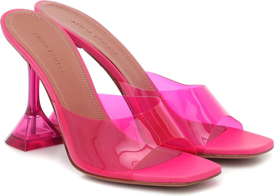 Amina Muaddi Lupita PVC sandals