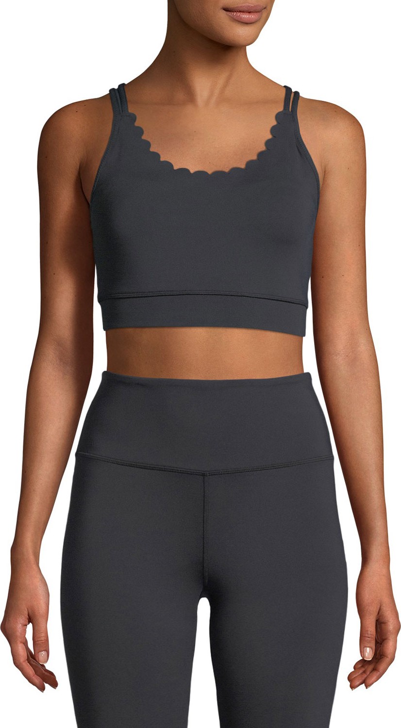 Kate Spade New York scallop sports bra