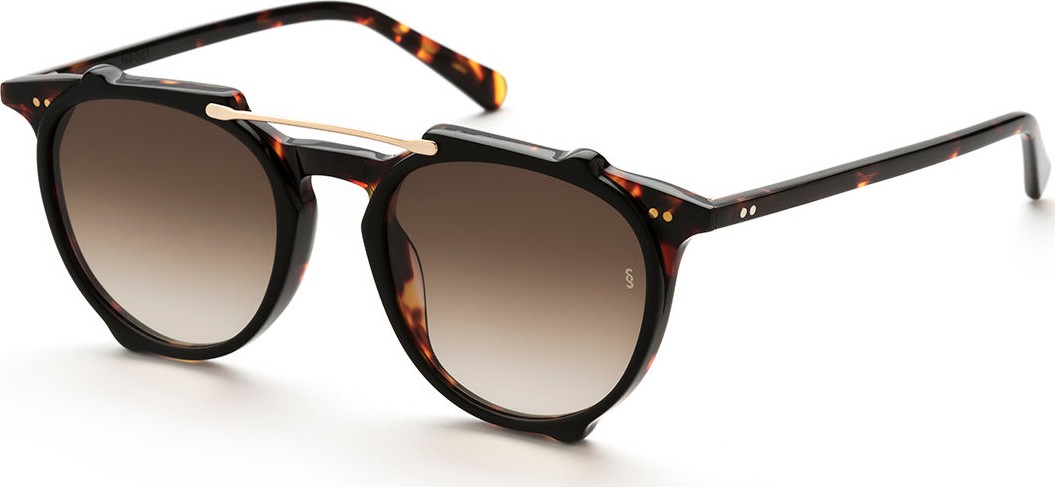 Sunday Somewhere Odin Acetate & Metal Round Sunglasses