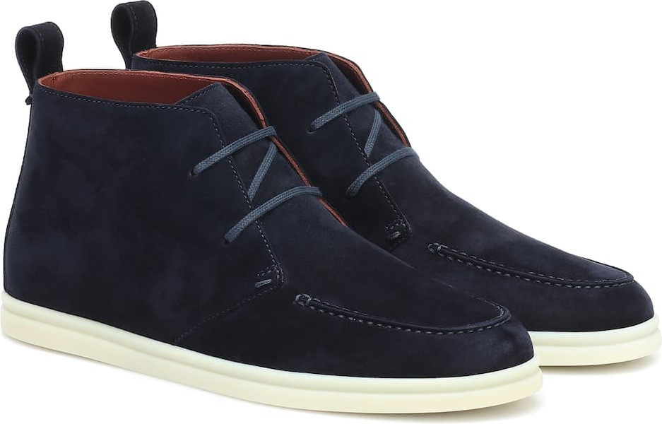 Loro Piana Namib Walk suede boots
