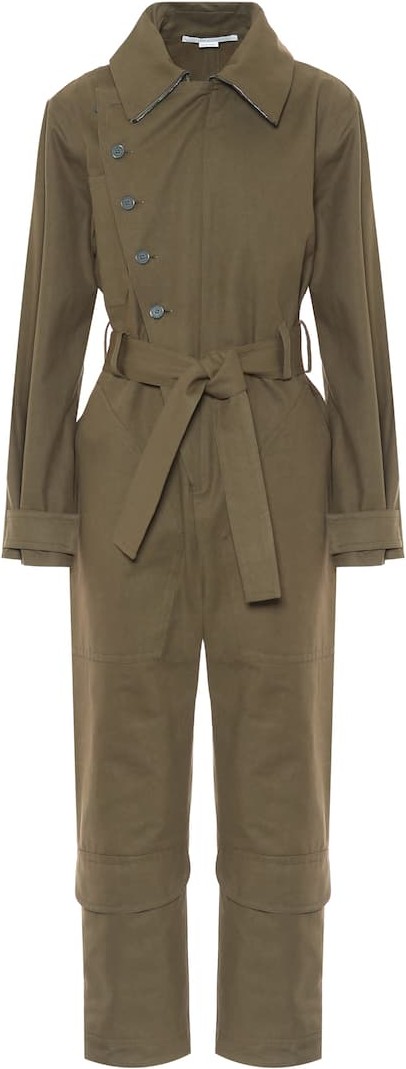 Stella McCartney Belted cotton jumpsuit