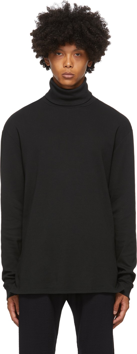 Barena Black Baglio Turtleneck