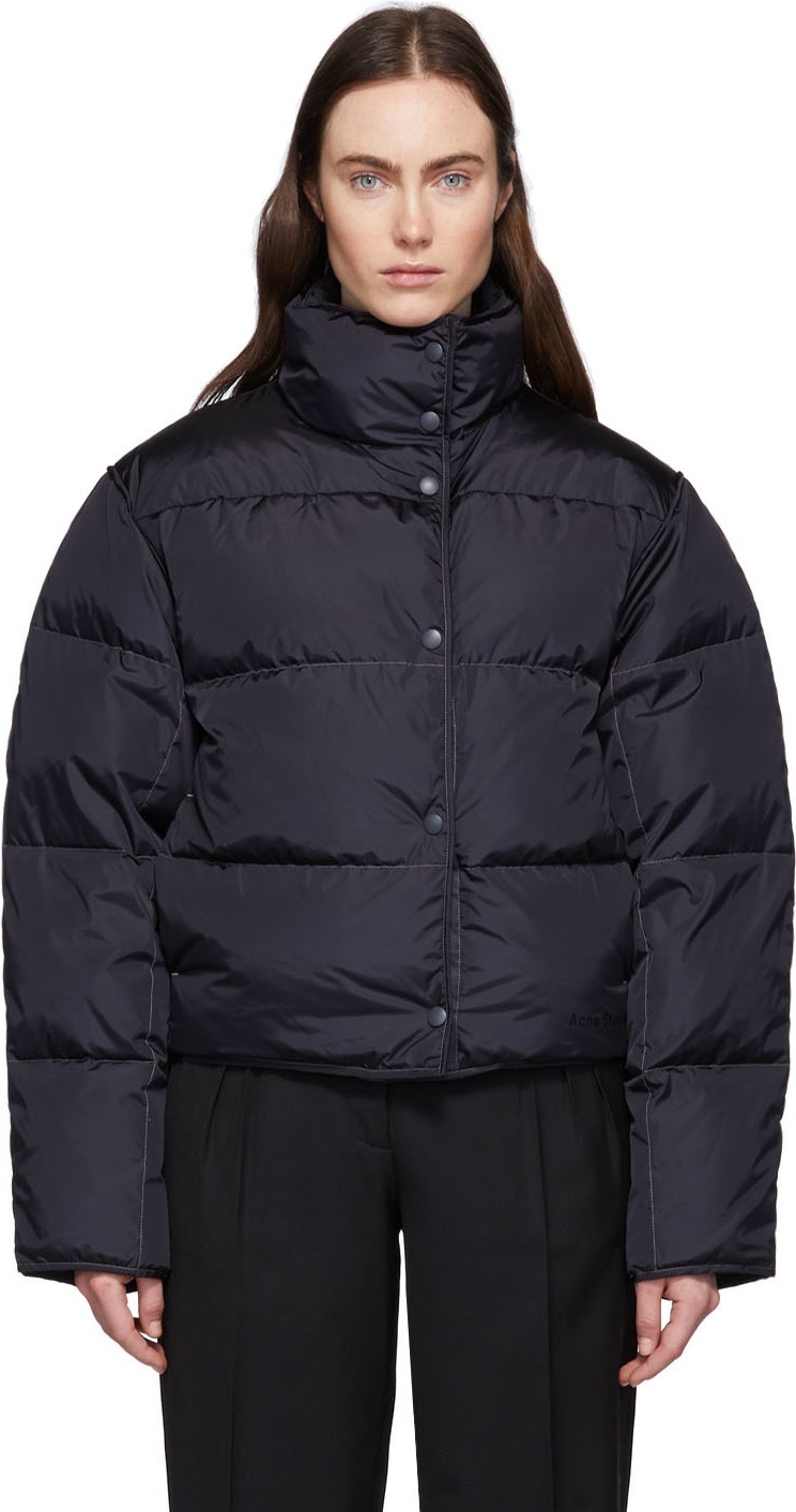 Acne Studios Black Down Oliviera Jacket