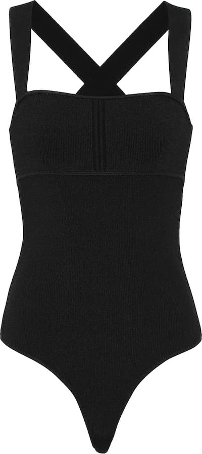 Khaite Alexa ribbed jersey bodysuit
