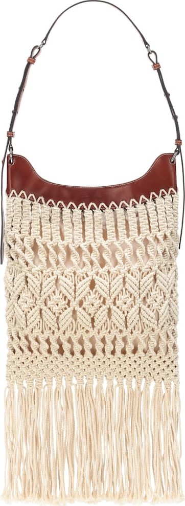 Isabel Marant Teomia crochet shoulder bag