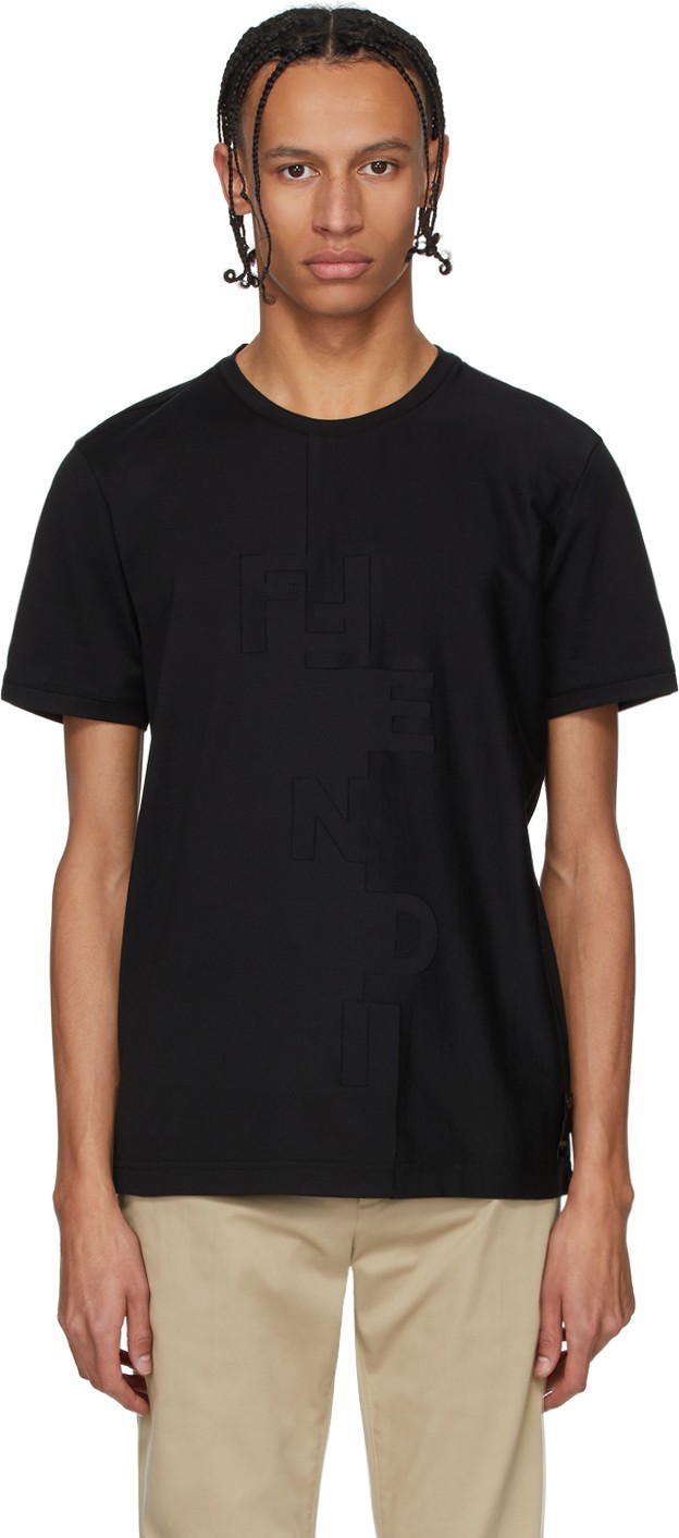 Fendi Black Destruction T-Shirt