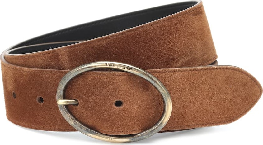 Saint Laurent Suede belt