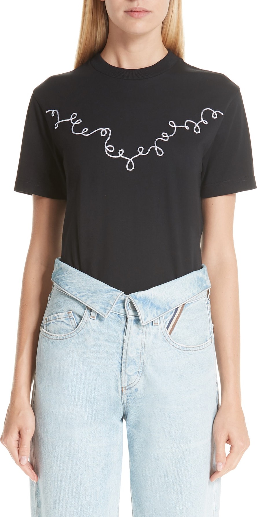 Ganni Harris Cotton Jersey Tee