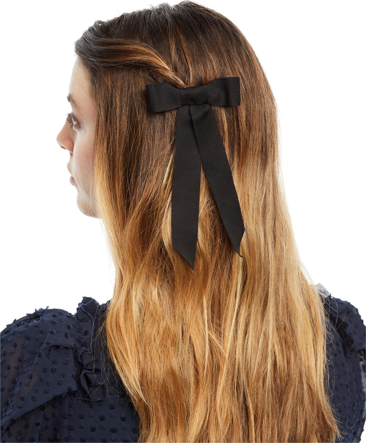 Jennifer Behr Grosgrain Bow Barrette