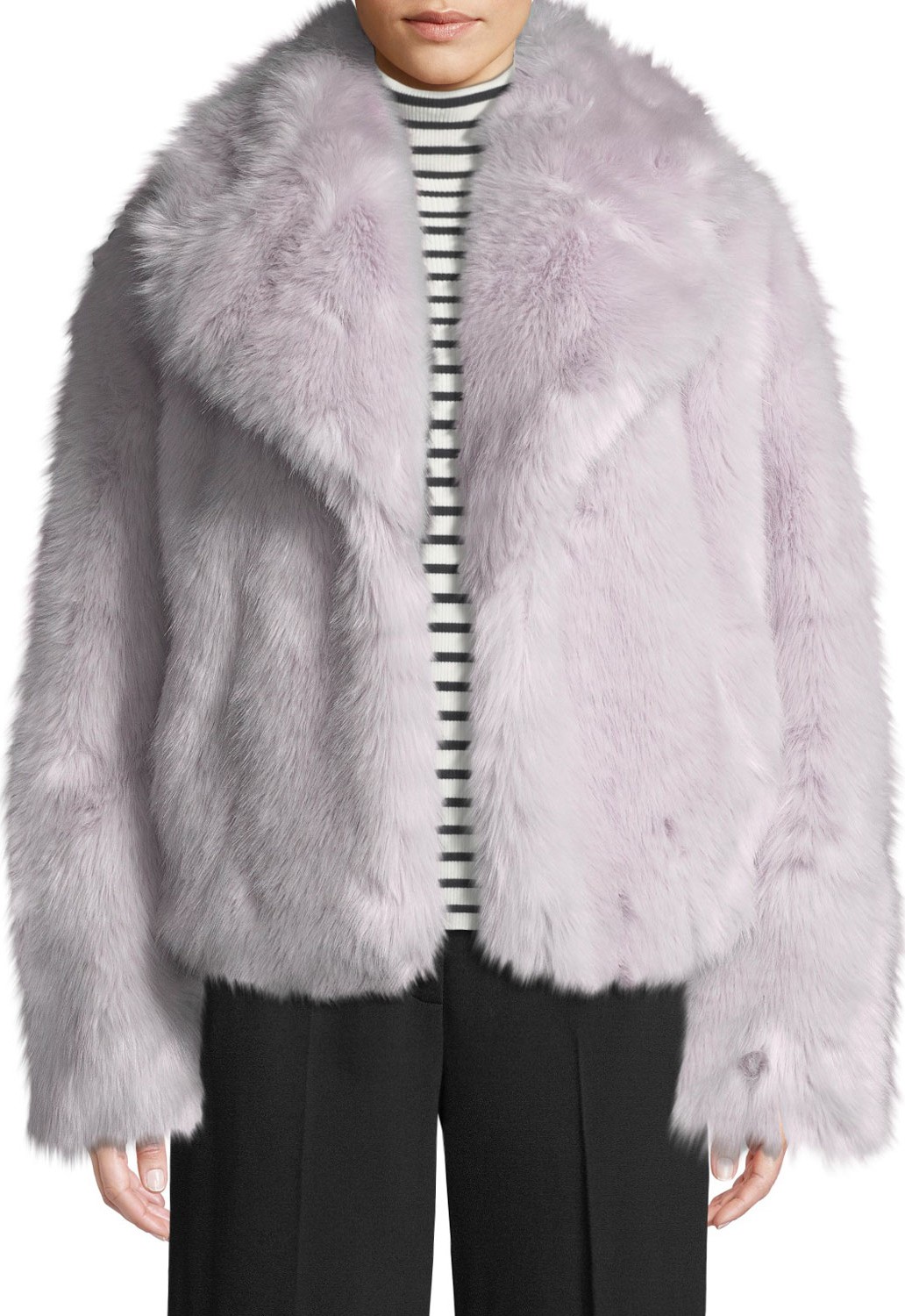 A.L.C. Grant Long-Sleeve Faux-Fur Jacket