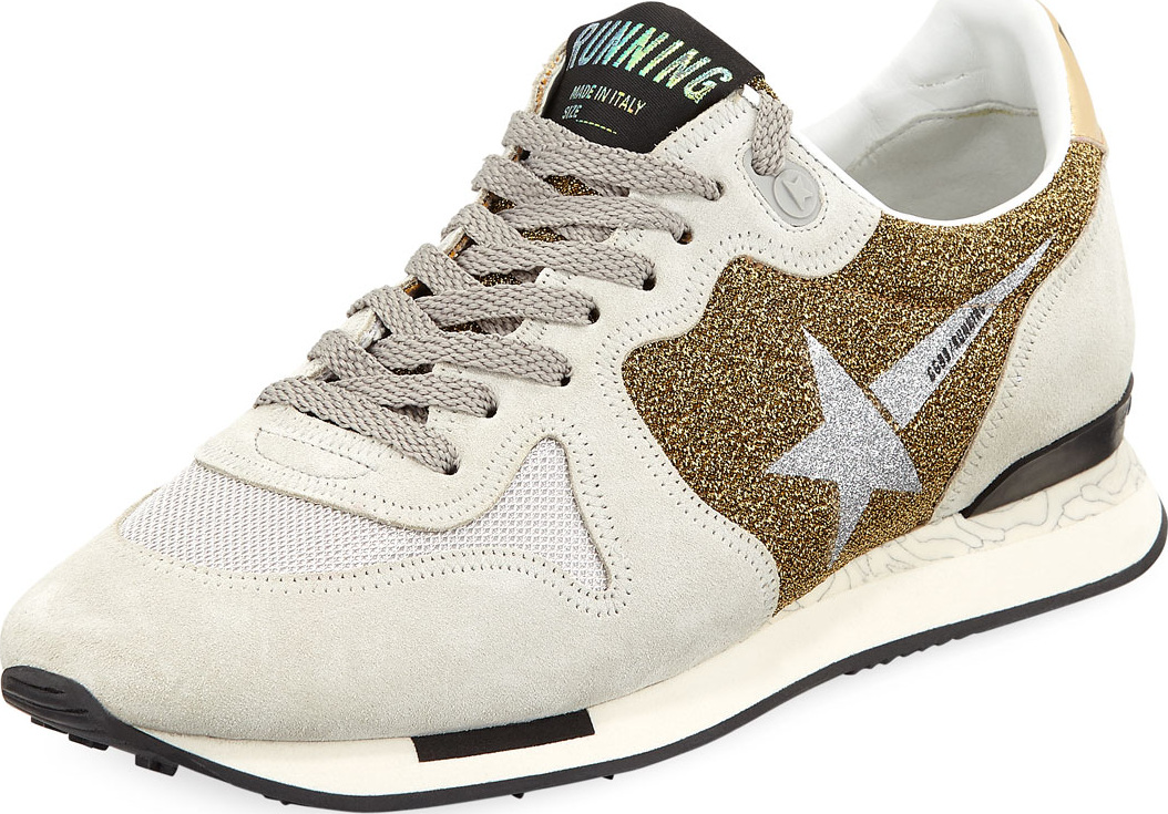 Golden Goose Deluxe Brand Running Glitter Sneakers