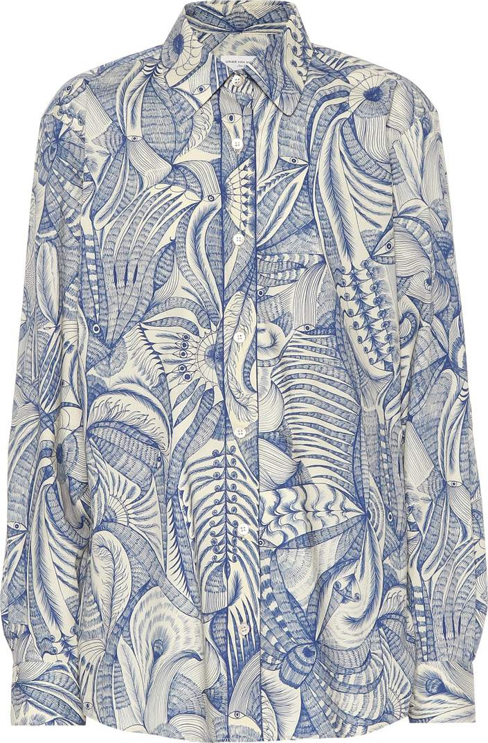 Dries Van Noten Clavello printed cotton shirt