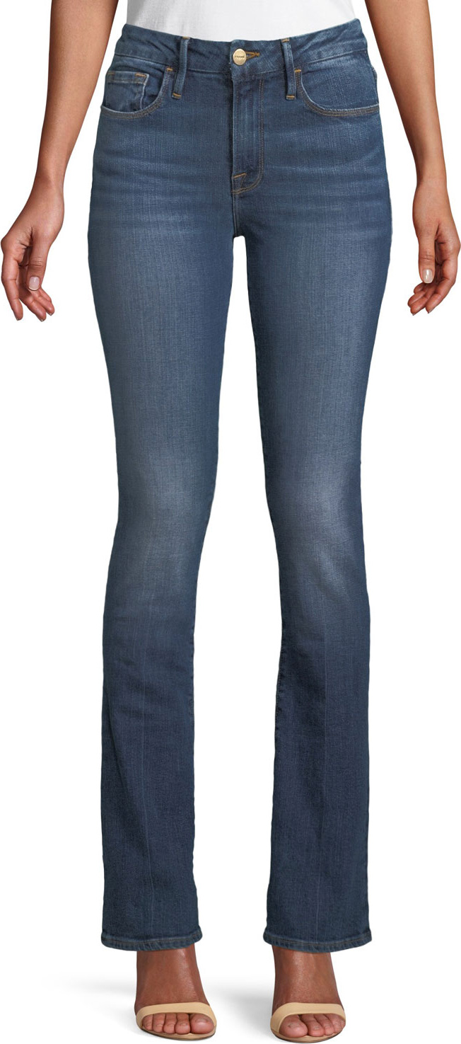 FRAME DENIM Le Mini Boot-Cut Skinny Jeans