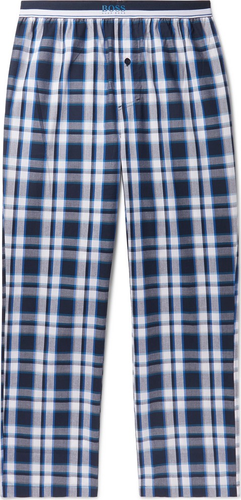 HUGO BOSS Checked Cotton Pyjama Trousers