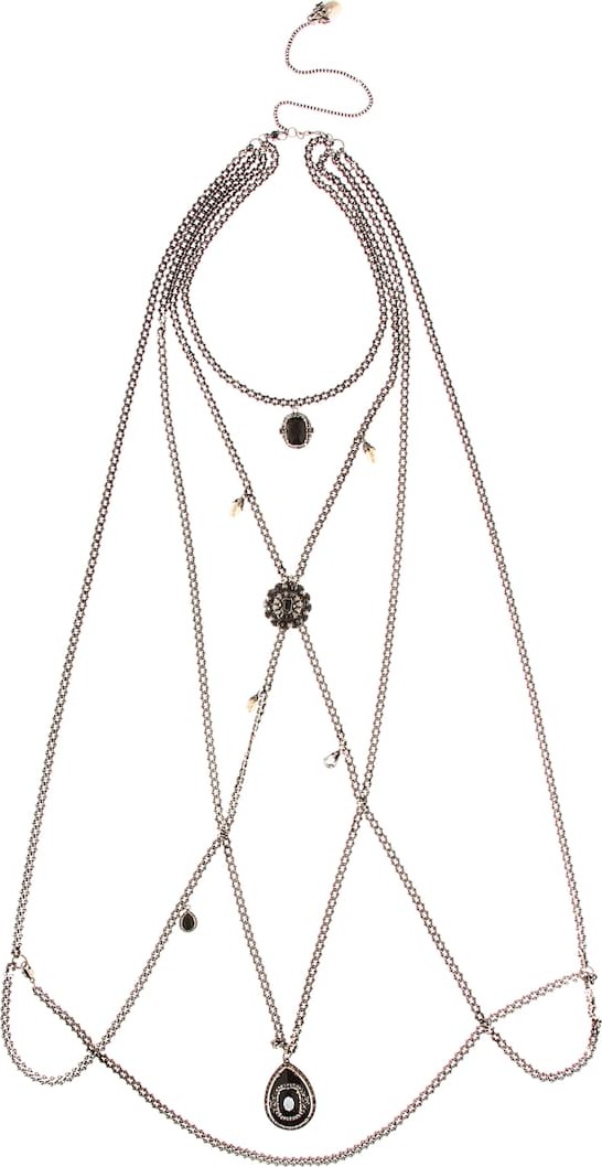 Alexander McQueen Crystal chain harness