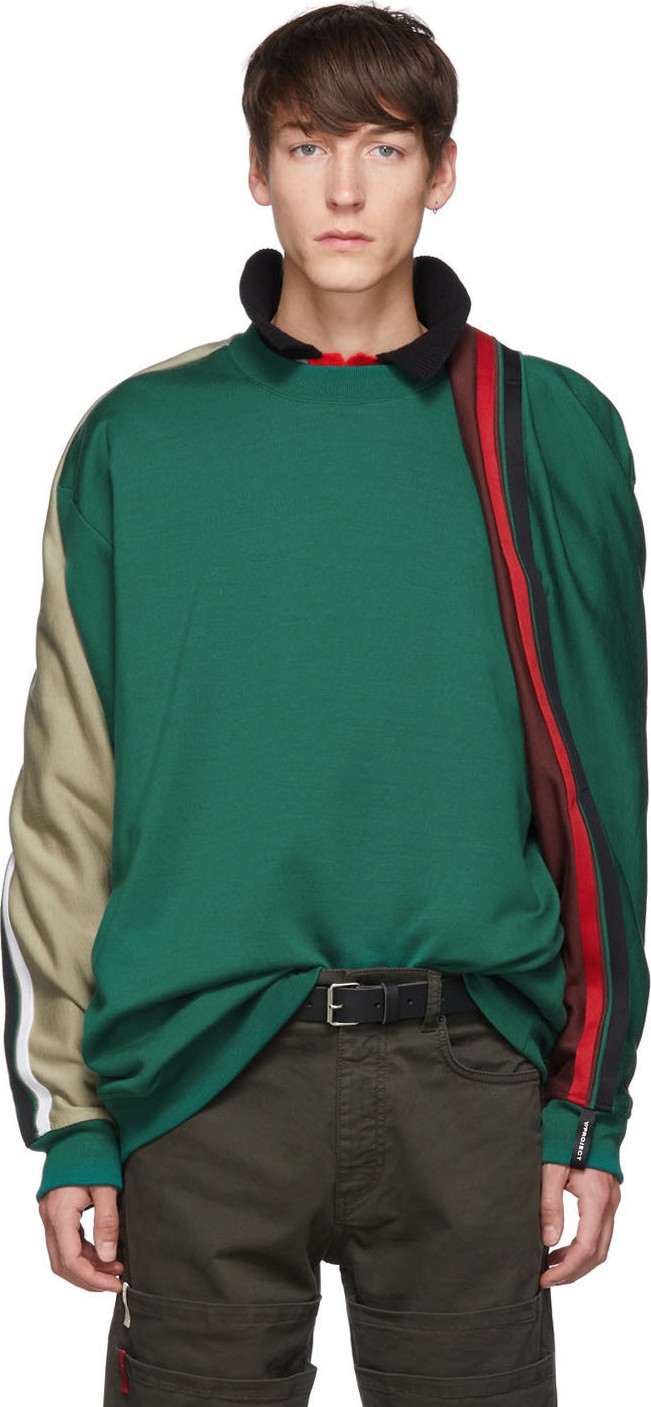 Y/Project Green Winged Sweatshirt