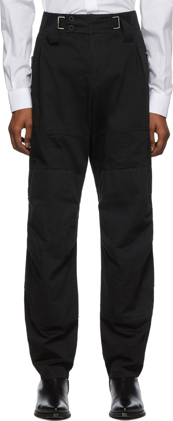 Givenchy Black Aviator Trousers