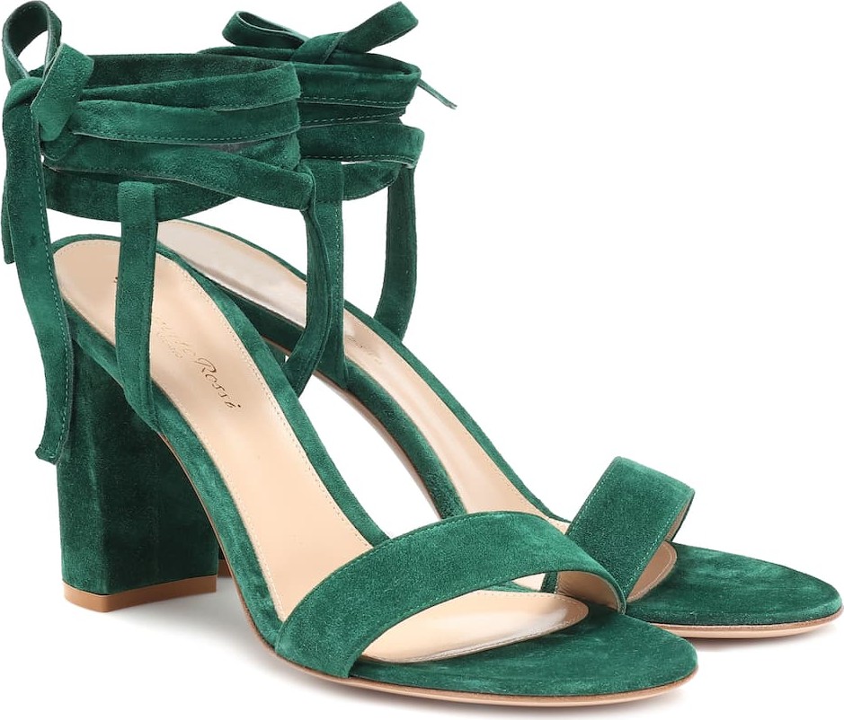 Gianvito Rossi Exclusive to Mytheresa – Gaia 85 suede sandals