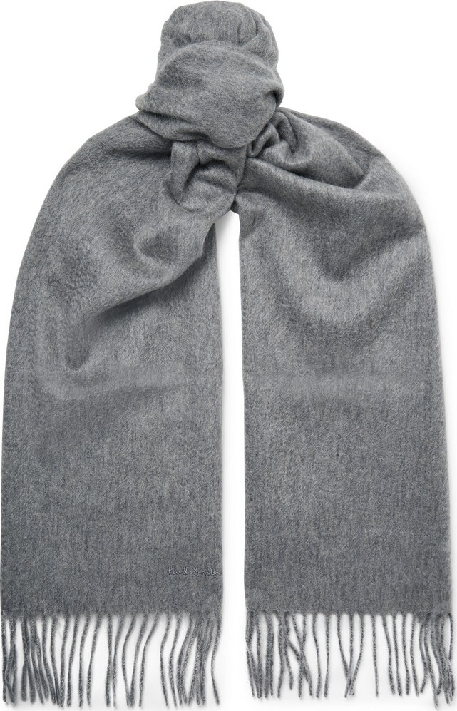 Paul Smith Fringed Cashmere Scarf