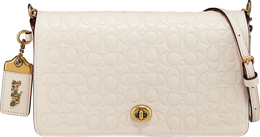 COACH 1941 Signature Leather Dinky Crossbody Bag