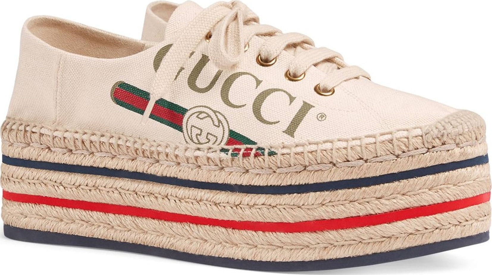 Gucci Convertible Logo Espadrille