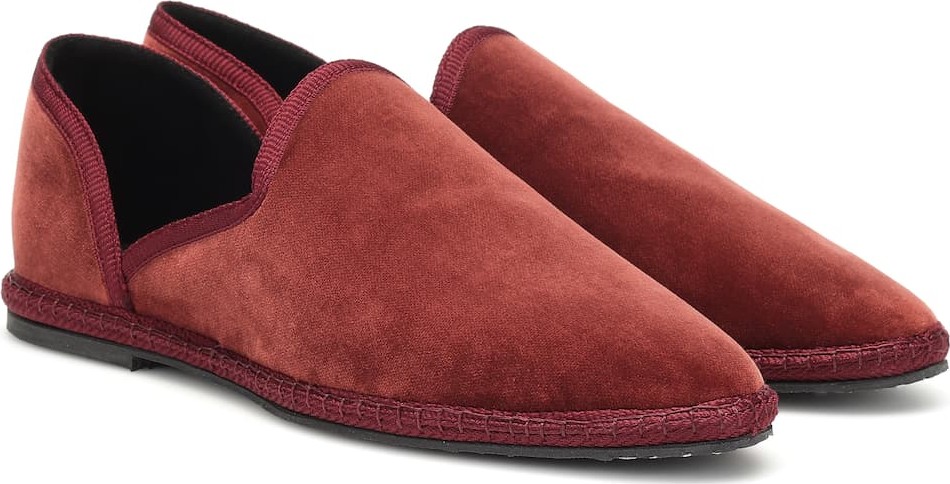 THE ROW Friulane velvet loafers