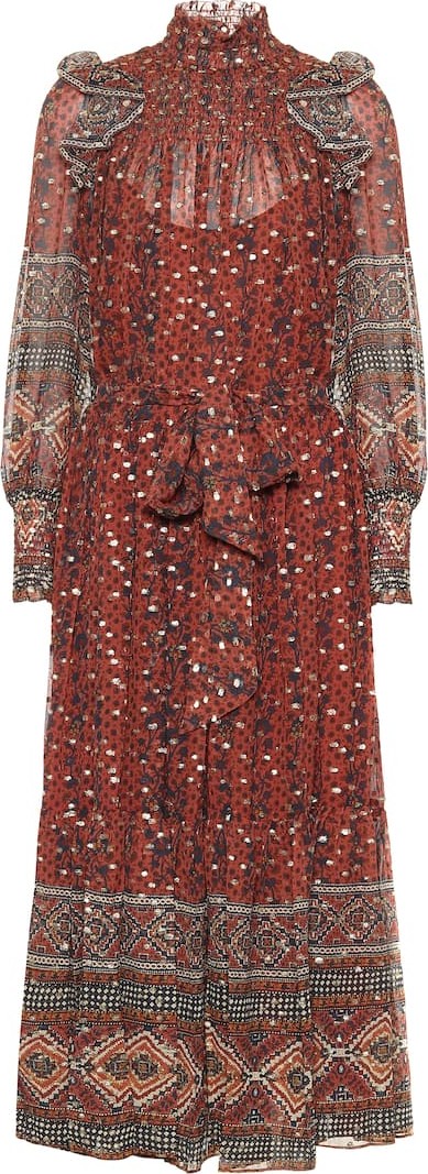 Ulla Johnson Constantine floral silk maxi dress