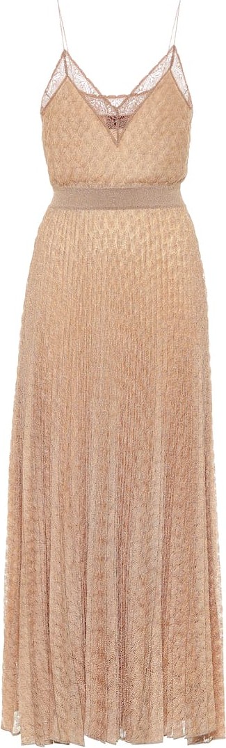 Missoni Lamé knit midi dress