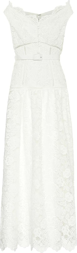 Self Portrait Exclusive to Mytheresa – Floral lace maxi dress