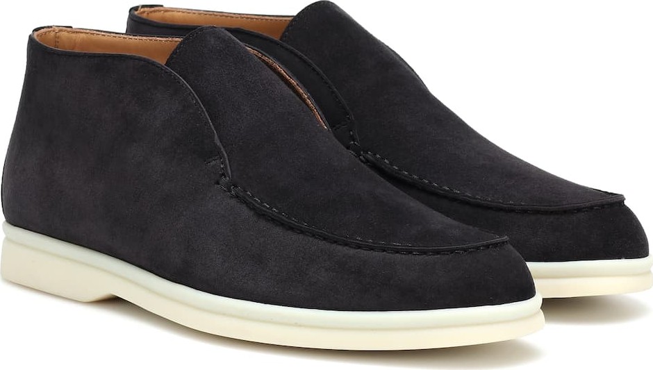 Loro Piana Open Walk suede boots