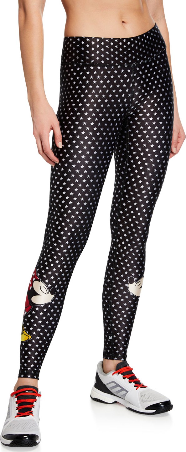 Terez Mickey and Minnie Mouse® Tall Band Star Leggings