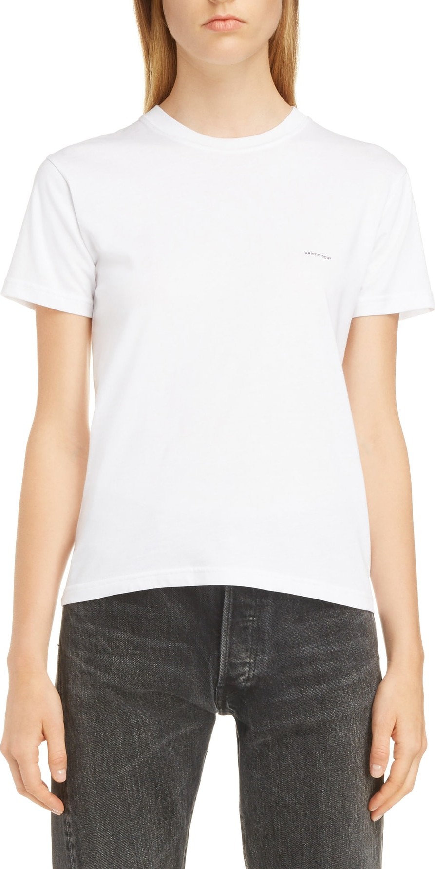 Balenciaga Small Logo Tee