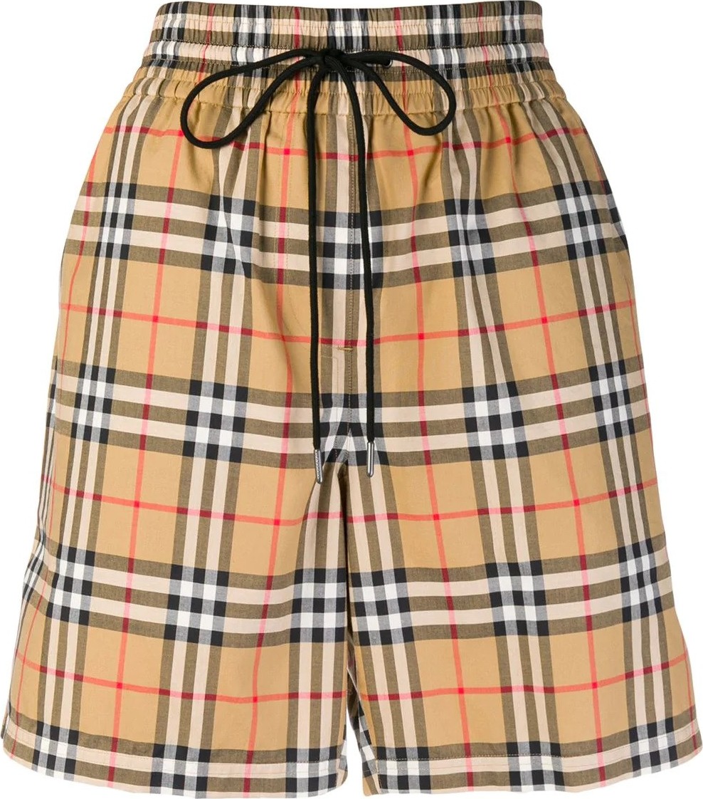 Burberry London England vintage check shorts