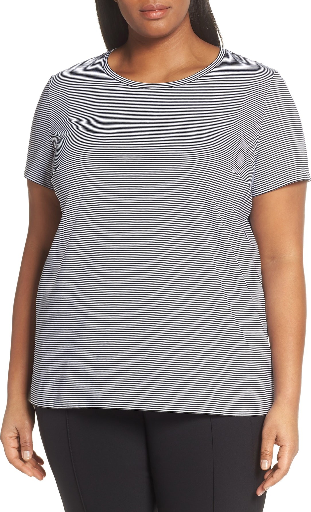 Lafayette 148 New York Kim Stripe Tee