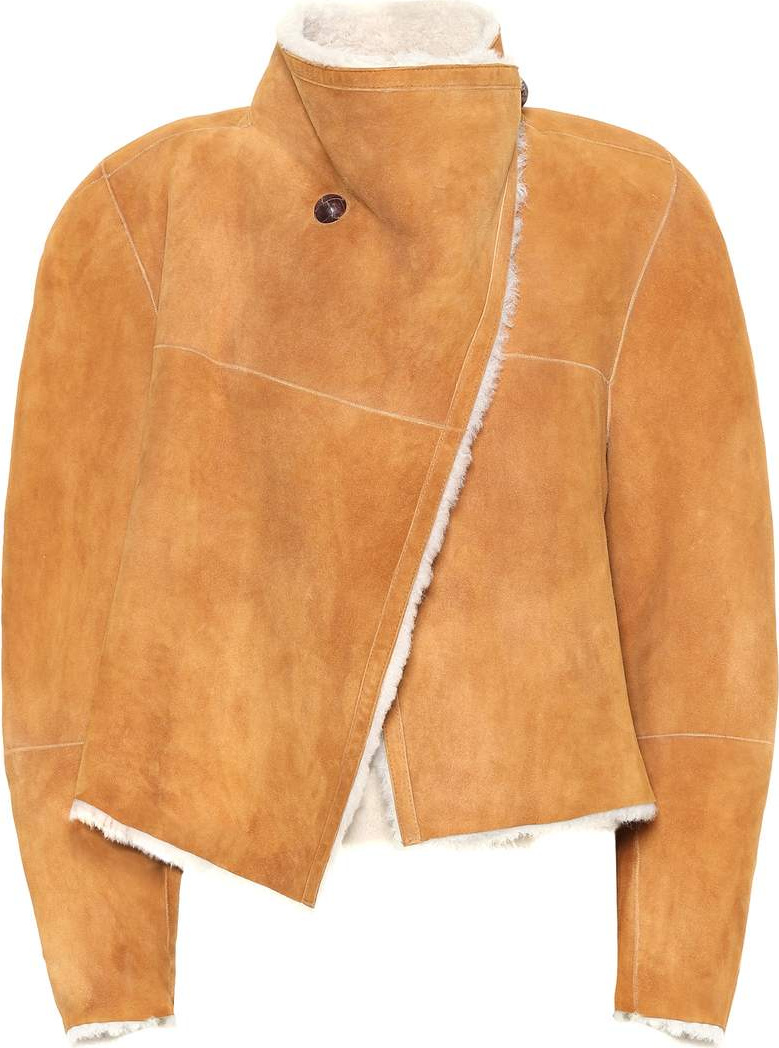 Isabel Marant Shearling-lined suede jacket