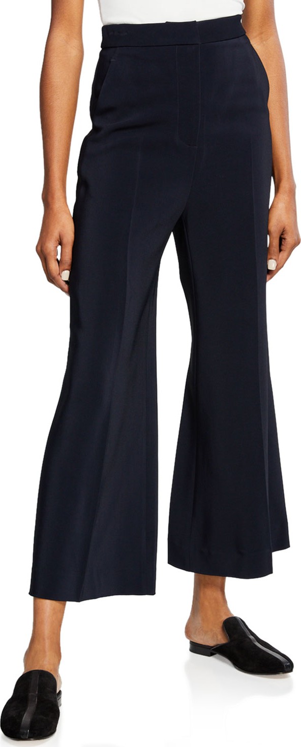 Rosetta Getty High-Rise Wide-Leg Trousers