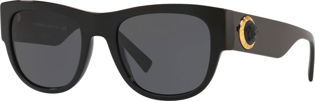 Versace Medusa Head & Greek Key Square Sunglasses