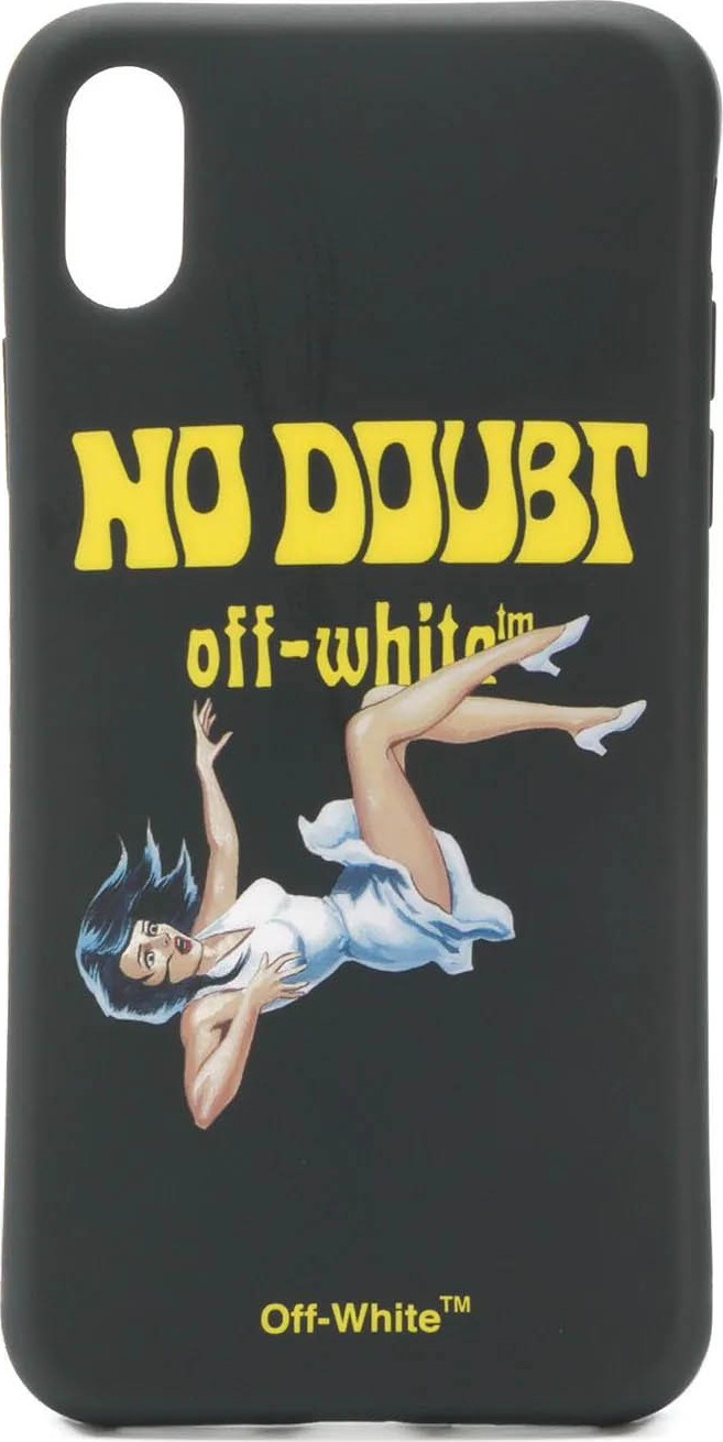Off White falling girl iPhone X case