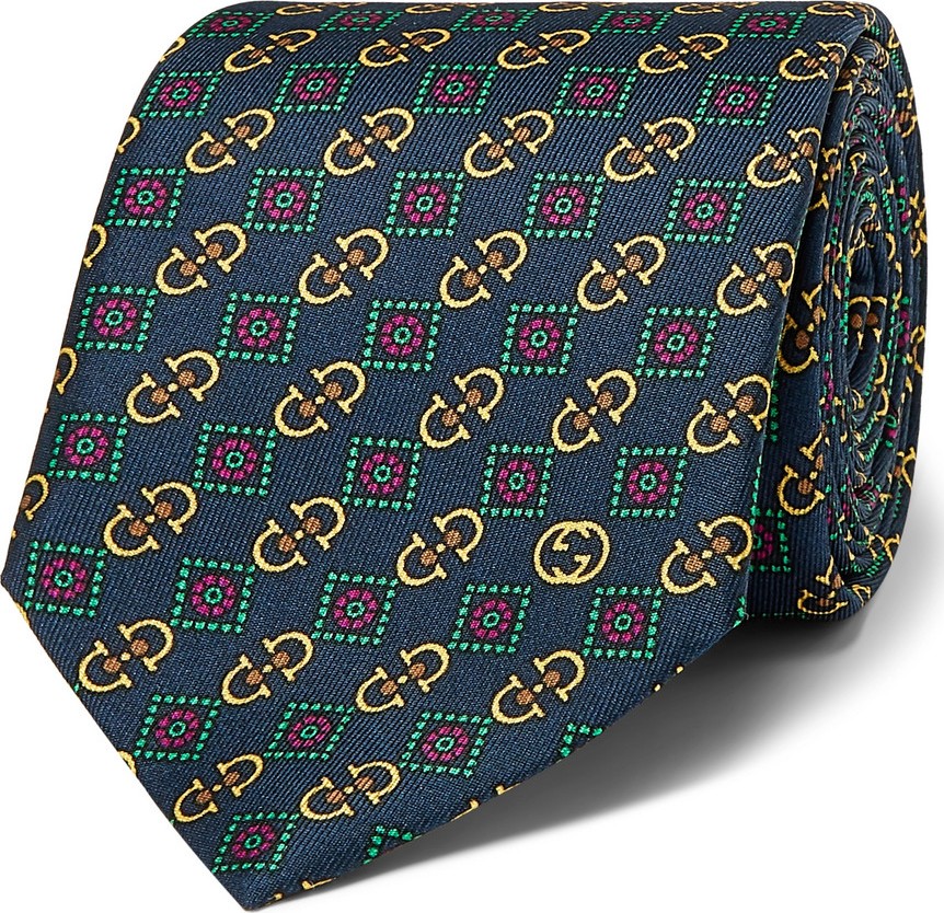 Gucci 7cm Printed Silk-Twill Tie