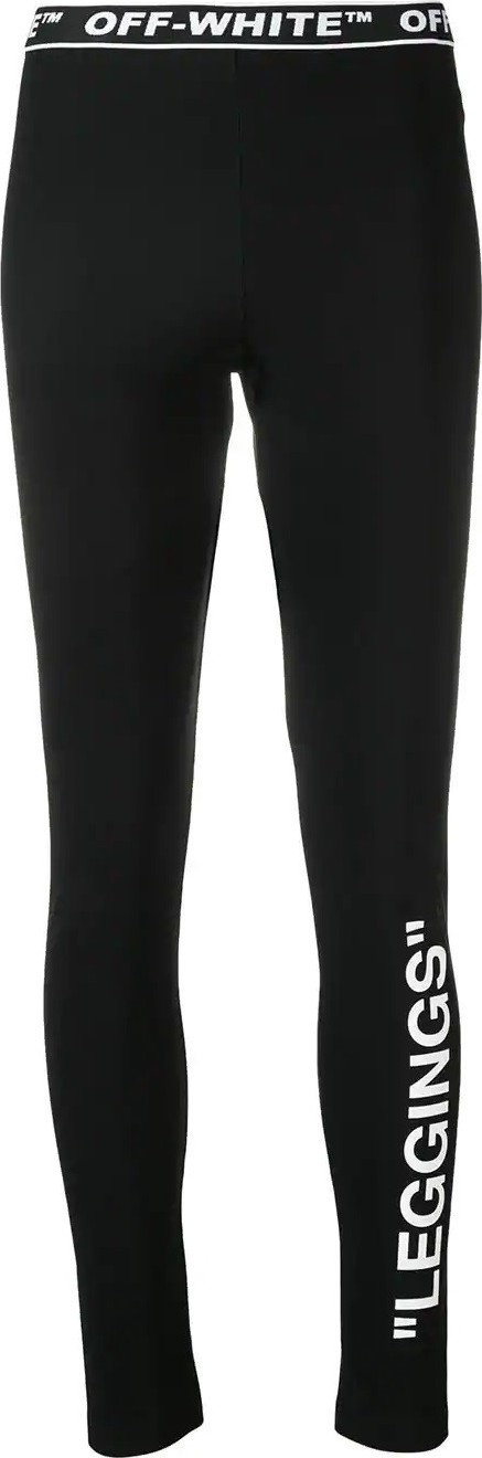 Off White logo print leggings