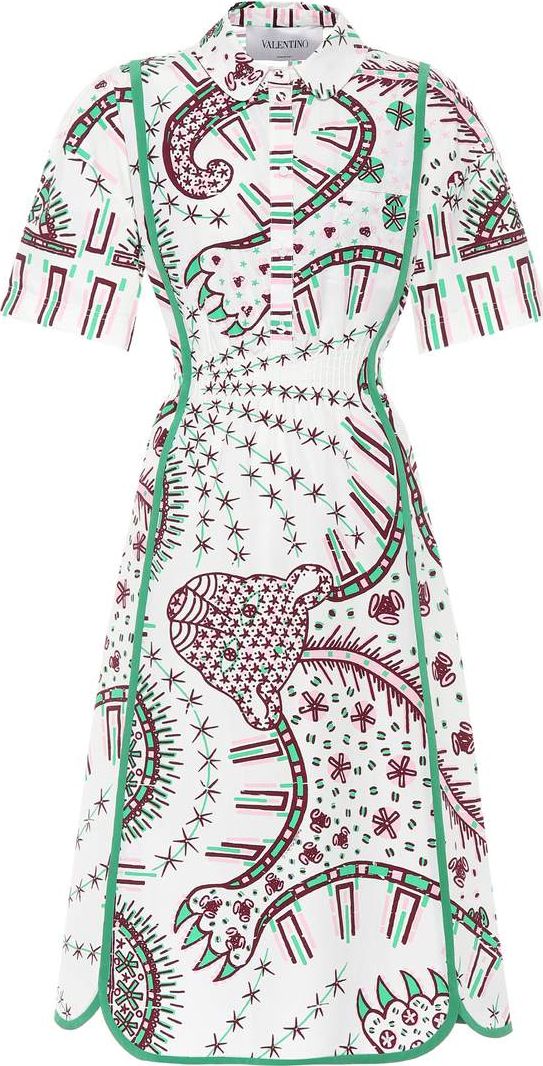 Valentino Printed cotton dress