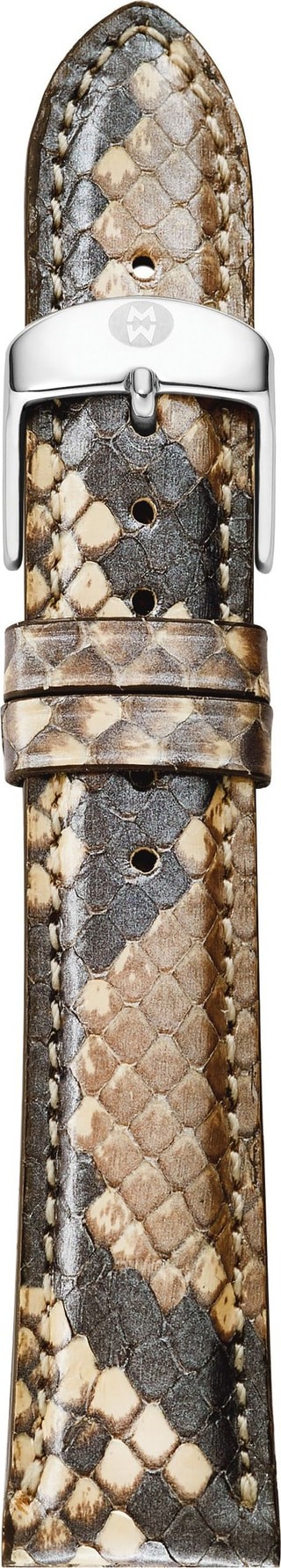 MICHELE 16mm Leather Watch Strap