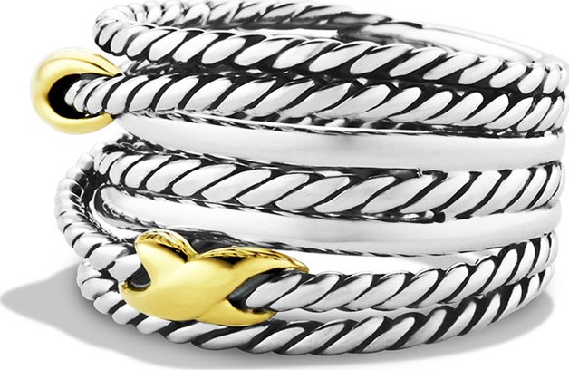 David Yurman Double X Crossover Ring