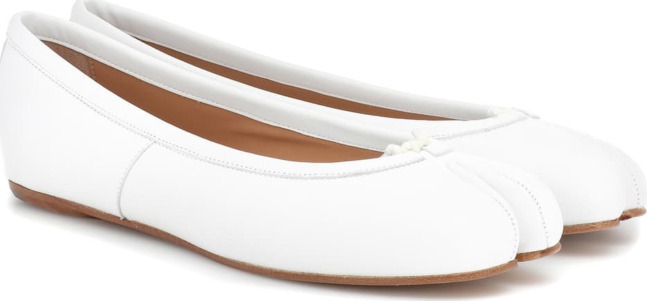 Maison Margiela Tabi leather ballerinas