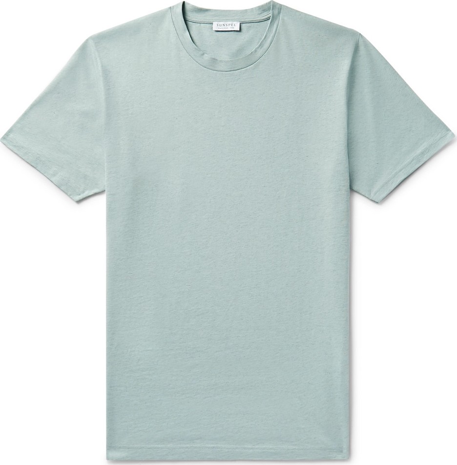 Sunspel Riviera Mélange Cotton-Jersey T-Shirt