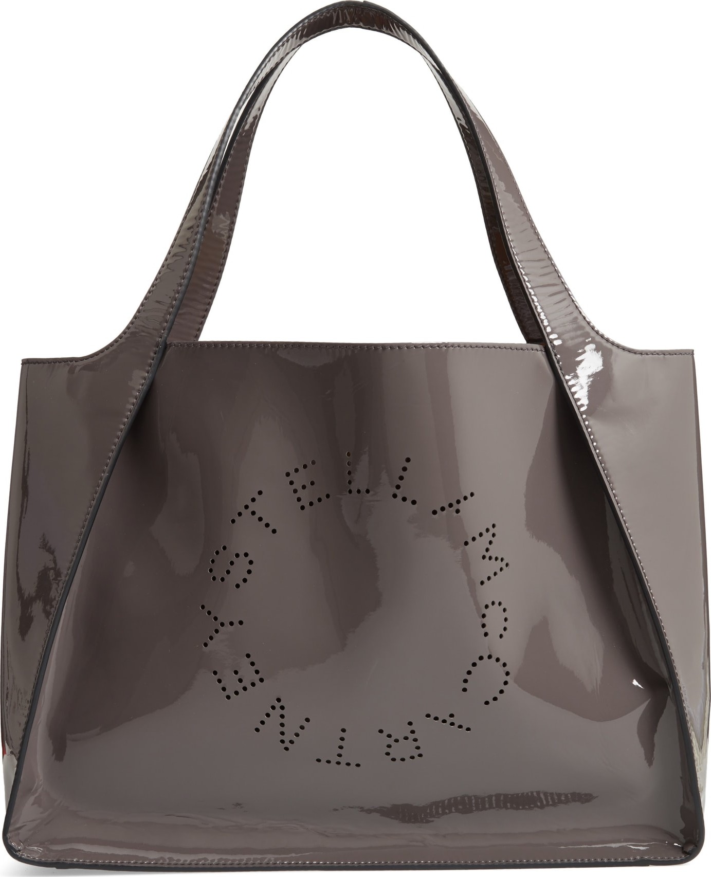 Stella McCartney Small Logo Faux Leather Tote