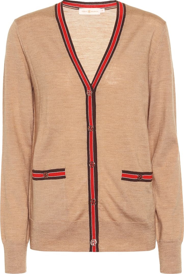 Tory Burch Madeline merino wool cardigan