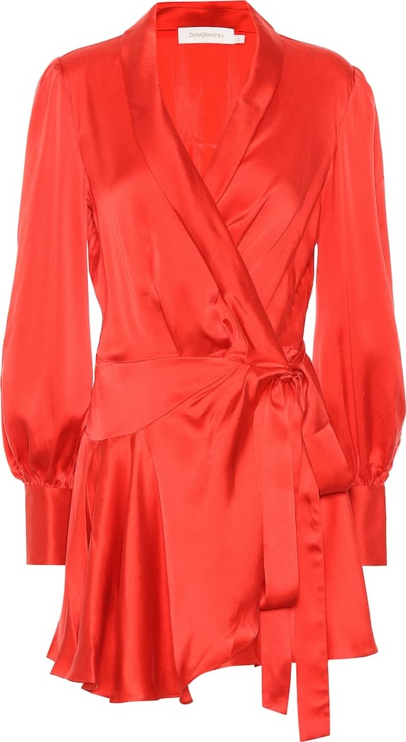 Zimmermann Silk satin minidress